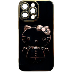 Чохол + підставка Hello Kitty iPhone 11 Pro (Black)