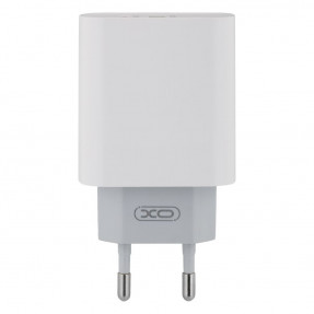 Мережевий зарядний пристрій XO L64 18W/1 USB 1 USB-C (White)