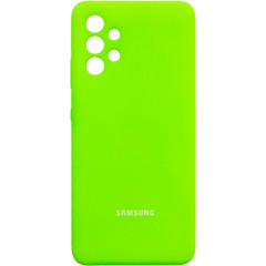 Чохол Silicone Case Samsung Galaxy A32 (зелений неон)