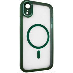 Case Edge Matte Chrome Insert Magsafe iPhone XR (Green)