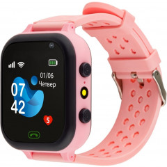 Дитячий розумний годинник AmiGo GO009 iP67 (Pink)