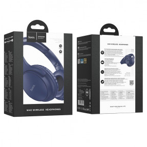 Bluetooth-навушники Hoco W40 Mighty BT5.3 (Blue)