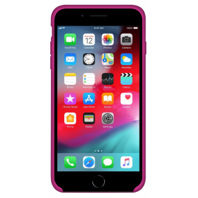 Чохол Silicone Case iPhone 7/8/SE 2020 (яскраво-рожевий)