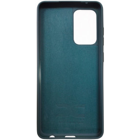 Чохол Silicone Case Samsung Galaxy A52 (темно-зелений)