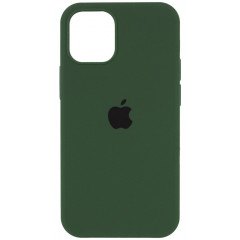 Чехол Silicone Case Iphone 11 Pro Max (темно-зеленый)