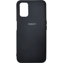 Чохол Silicone Case Oppo Reno 5 Lite (чорний)