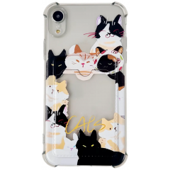 Case Animal Pocket Case для iPhone  XR Cats