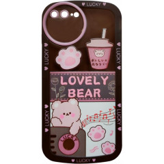 Case Lovely Bear for iPhone 7/8 Plus (Black)