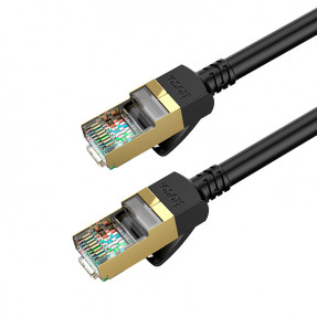 Кабель HOCO US02 Level Pure Copper Ethernet 3m (Black)