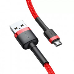 Кабель Baseus Cafule USB for Micro 2.4A 1m CAMKLF-B09 (Red)