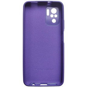 Чoхол Silicone Case Xiaomi Redmi Note 10/ Note 10S/Poco M5s (фіолетовий)