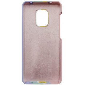 Чохол Silicone Case Xiaomi Redmi Note 9s/9 Pro (рожевий/бузковий)