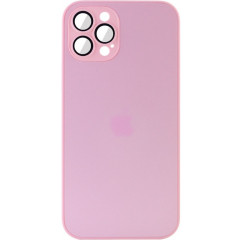 Silicone Case 9D-Glass Box iPhone 11 Pro Max (Chanel pink)