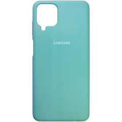 Чехол Silicone Case Samsung A12 (бирюзовый)