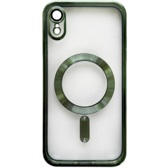 Case Full camera with MagSafe for iPhone XR (Dark Green)