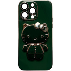 Чохол + підставка Hello Kitty iPhone 11 Pro Max (Dark Green)