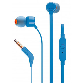 Вакуумні навушники-гарнітура JBL T110 (Blue) JBLT110BLU