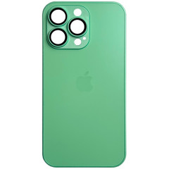 Silicone Case 9D-Glass Box iPhone 11 Pro (Light Green)