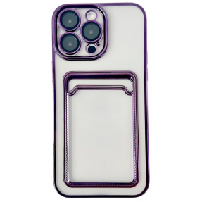 Чохол CARD CASE SAFE iPhone 12 Pro (Deep Purple)