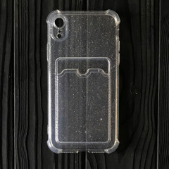 Чохол CARD CASE SAFE BRILIANT iPhone XR (прозорий)