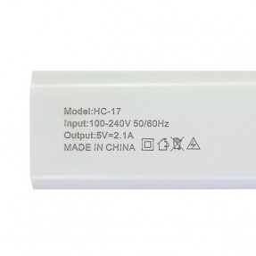 Мережевий зарядний пристрій iENERGY HC-17 2A (білий) + кабель Micro USB