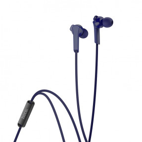 Вакуумні навушники-гарнітура Hoco M72 (Blue)