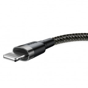 Кабель Baseus Cafule Cable for Lightning 0.5m CALKLF-AG1 (Gray/Black)