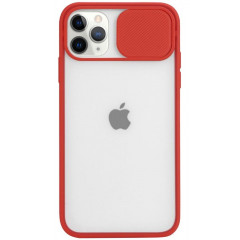 Чохол Camshield TPU матовий iPhone 11 Pro Max (червоний)