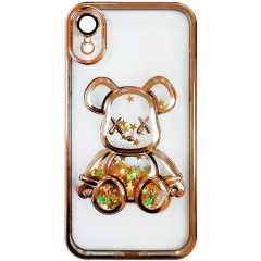 Case Shining Bear for iPhone XR (Gold)