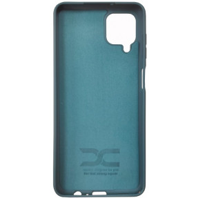 Чохол Silicone Case Samsung A12 (темно-зелений)