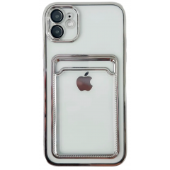 Чохол CARD CASE SAFE iPhone 11 (Silver)