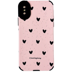 Case Ribbed Case для iPhone  X | XS  Heart