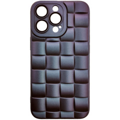 Чохол Weaving+Glass Camera for iPhone 12 Pro (Purple)