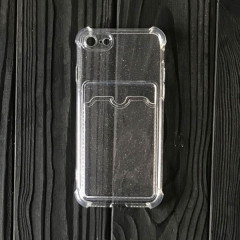Чохол CARD CASE SAFE BRILIANT iPhone 7/8 (прозорий)