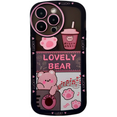Case Lovely Bear for iPhone 11 Pro Max (Black)