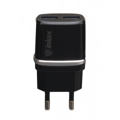 Мережевий зарядний пристрій Inkax CD-11 2.4A + кабель Lightning (чорний)