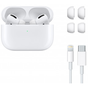 TWS навушники Apple AirPods Pro With Magsafe Charging Case (White) MLWK3