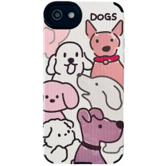 Case Ribbed Case для iPhone 7 | 8 | SE 2 | SE 3 Dogs