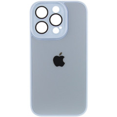Silicone Case 9D-Glass Mate Box iPhone 12 Pro (Blue)