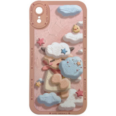 Case Cute Animals for iPhone XR (pink)