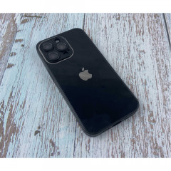Silicone Case 9D-Glass Box iPhone 12 Pro (Black)