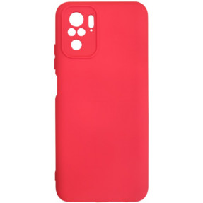 Чoхол Silicone Case Xiaomi Redmi Note 10/ Note 10S/Poco M5s (червоний)