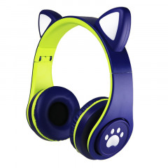 Накладні навушники Cats YW018 (Синій)