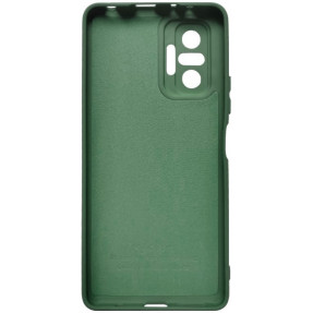 Чохол Silicone Case Xiaomi Redmi Note 10 Pro (темно-зелений)