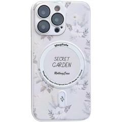 Чохол Secret Garden MagSafe for iPhone 12 Pro (White)
