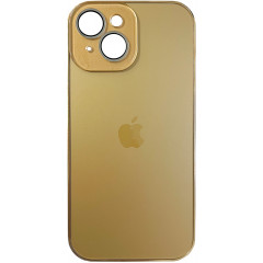 Glass Case  MagSafe  iPhone 15  (Gold)