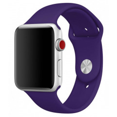 Ремінець силіконовий для Apple Watch 42/44mm (фіолетовий)