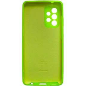 Чохол Silicone Case Samsung Galaxy A52 (зелений неон)