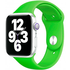 Ремінець силіконовий для Apple Watch 42/44mm (зелений)