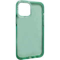 Чохол Defense Clear Case iPhone 12 Pro Max (зелений)